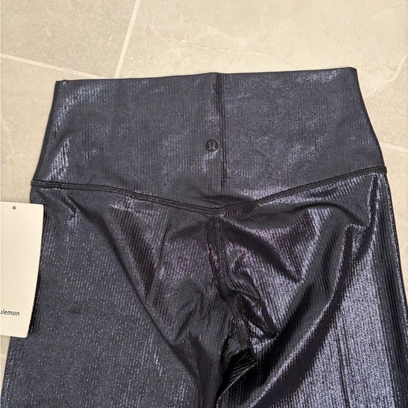 Lululemon Align Rib HR 28’’ Radiate Foil Print Black Night Size 8 - Picture 6 of 12